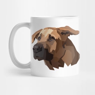 Polygon Dog Mug